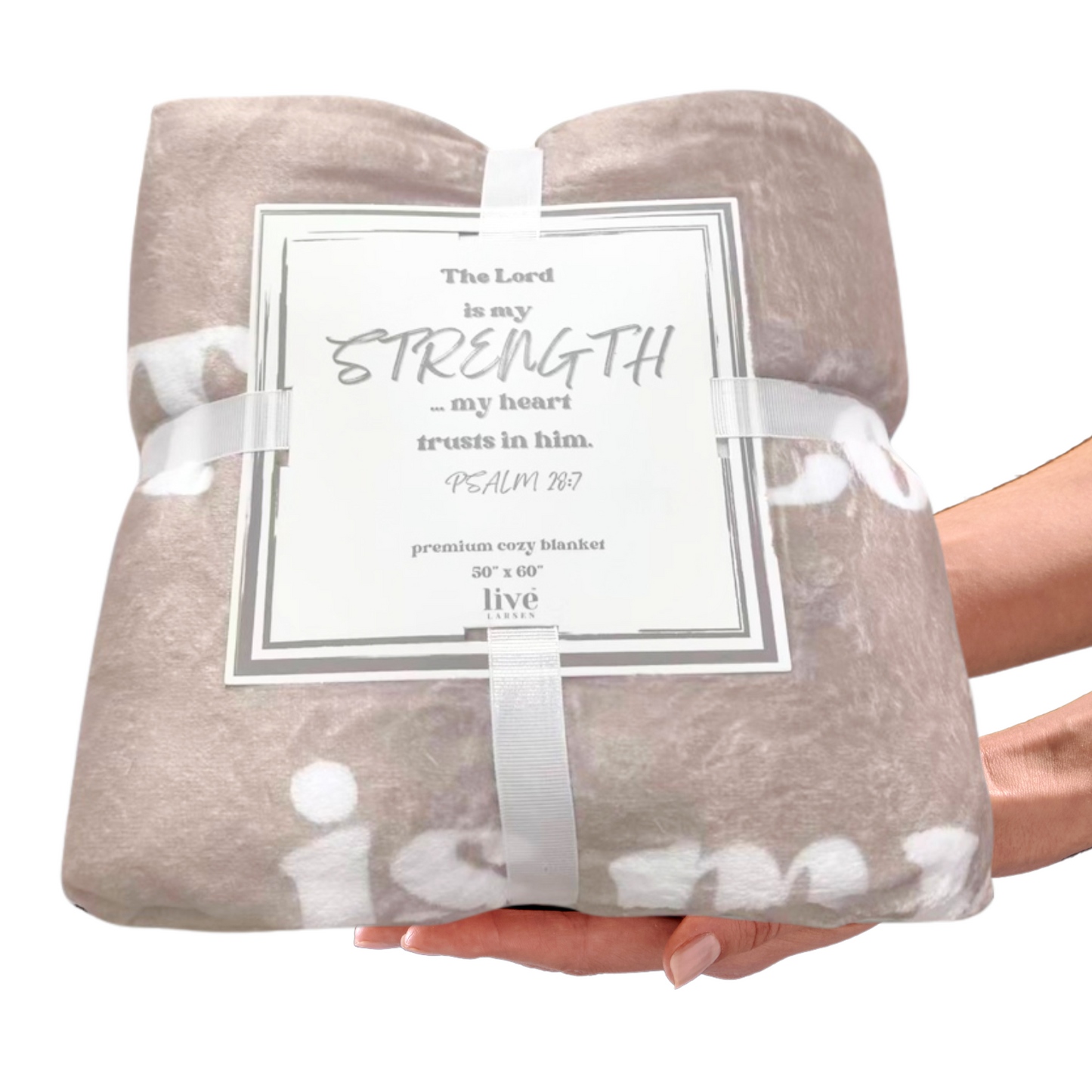 Strength Psalm Scripture Blanket