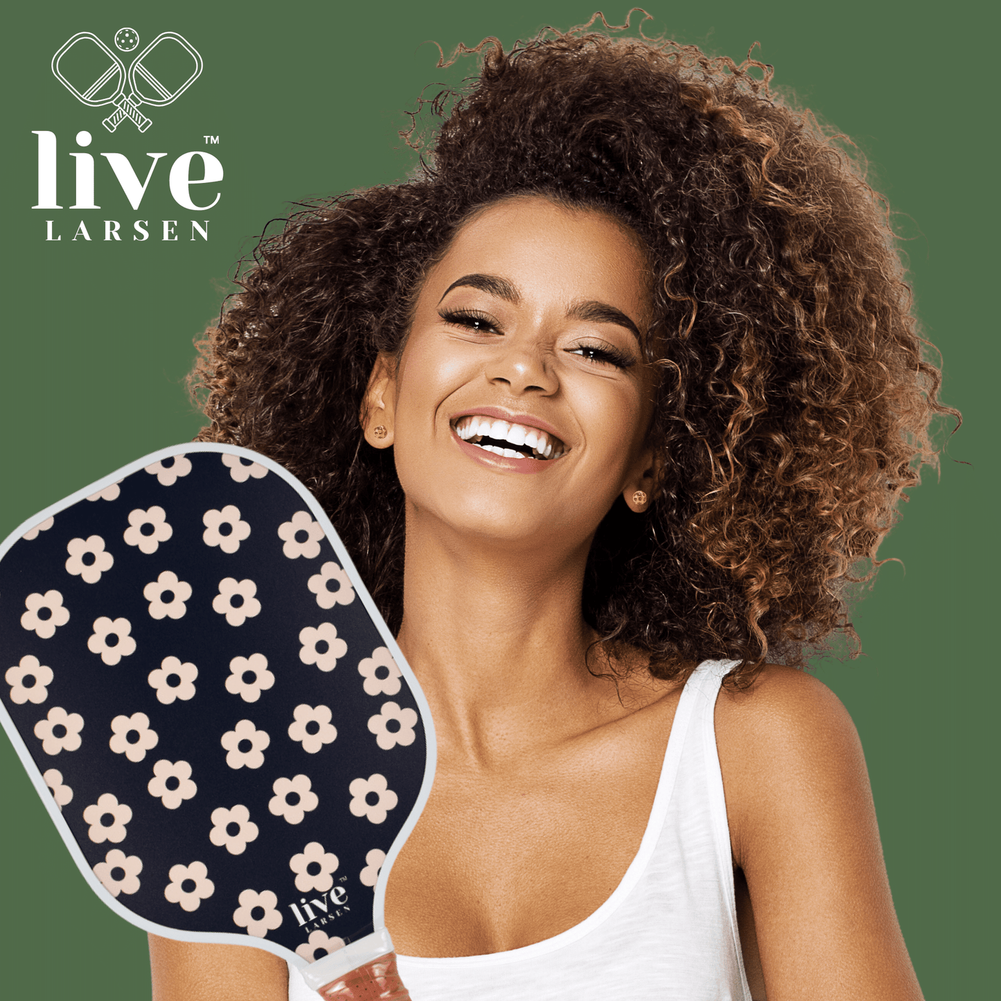 Flower Power: Premium Fiberglass Honeycomb Core Pickleball Paddle