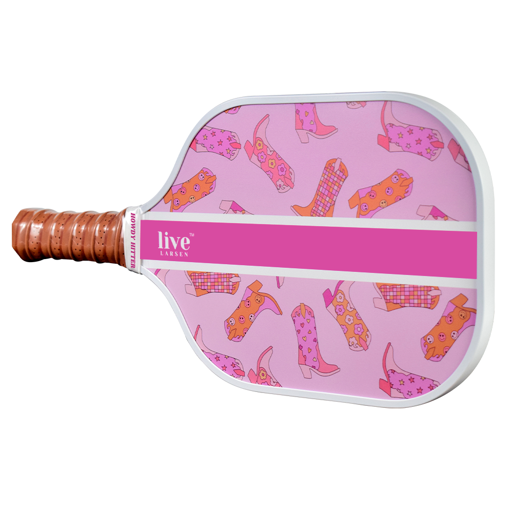 The Howdy Hitter: Premium Fiberglass Honeycomb Core Pickleball Paddle