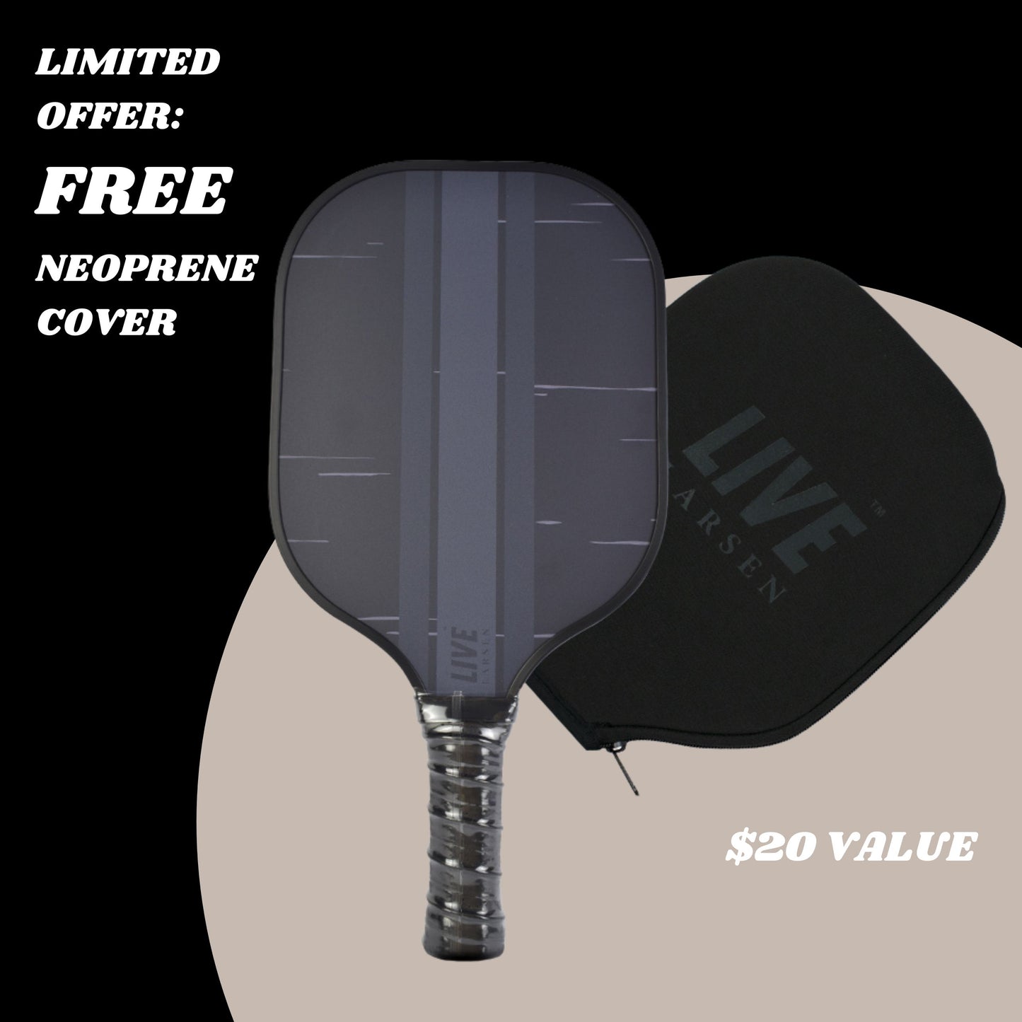 The Dark Horse: High GRIT Honeycomb Core Premium Fiberglass Paddle
