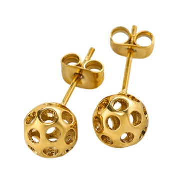 Pickleball Gold 18kt Earrings