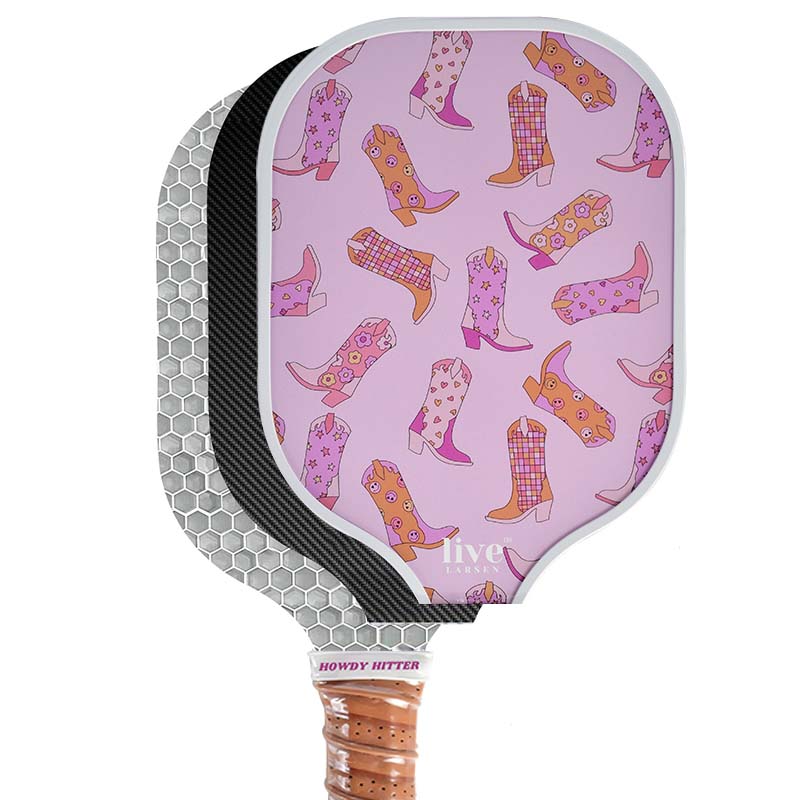 The Howdy Hitter: Premium Fiberglass Honeycomb Core Pickleball Paddle